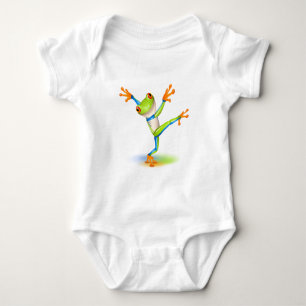 Body Para Bebê Sapo de árvore da dança