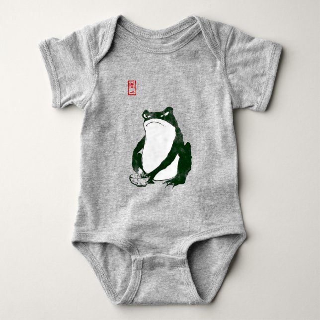 Body Para Bebê Sapo Indecente Japonês Fez século XIX (Frente)