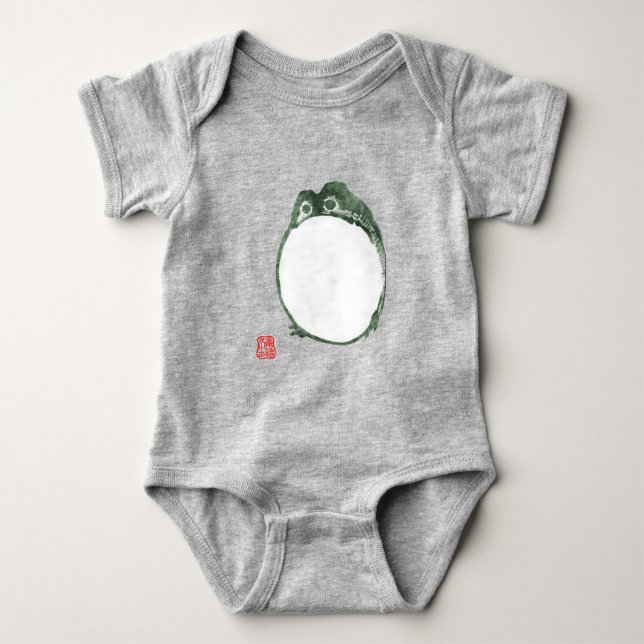 Body Para Bebê Sapo Indecente Japonês Fez século XIX (Frente)