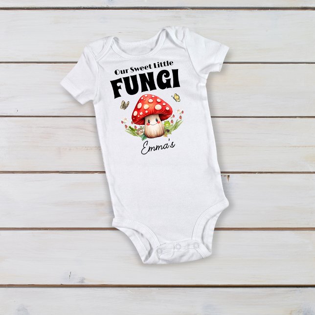 Body Para Bebê Sapo Ladybug Moth Baby (Mushroom Woodland Frog Ladybug Moth Baby Custom Baby Bodysuit)