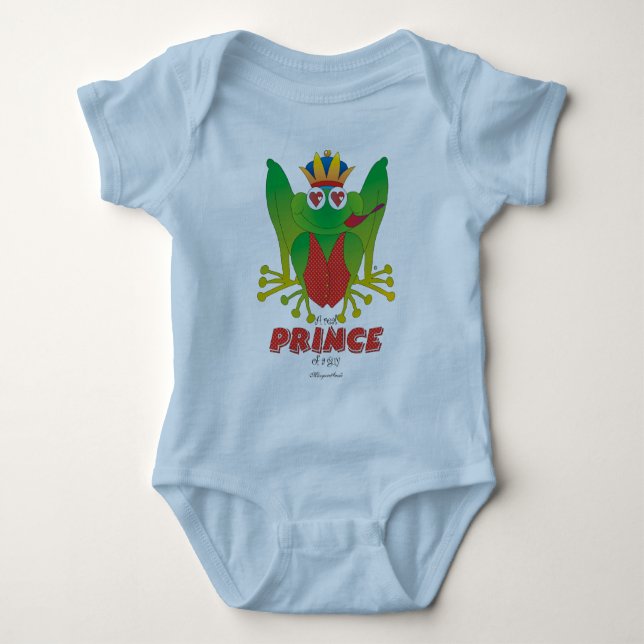 Body Para Bebê Sapo Prince Baby Creeper (Frente)