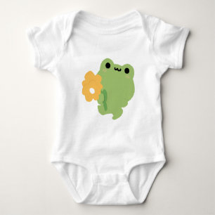Body Para Bebê Sapo Romântico bonito