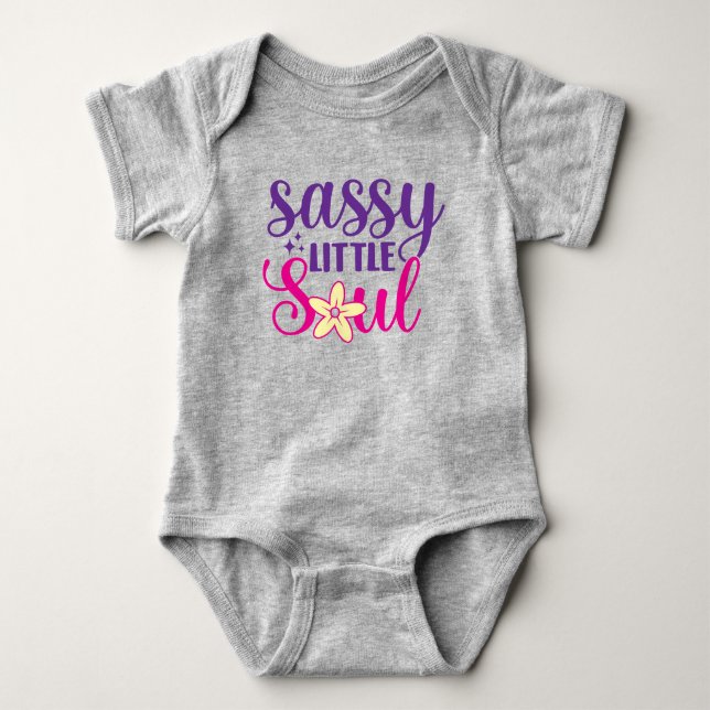 Body Para Bebê Sassy (Frente)