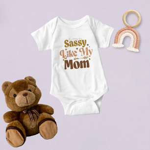 Body Para Bebê Sassy Como Minha Mãe