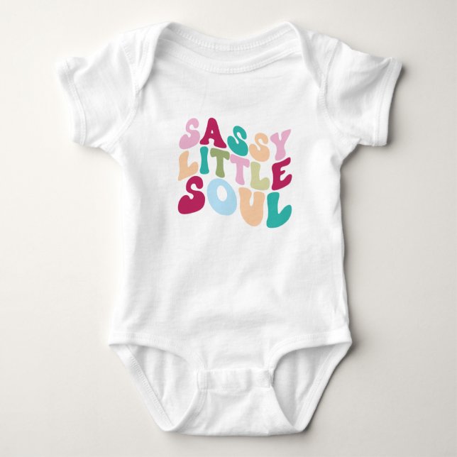 Body Para Bebê Sassy Little Soul (Frente)