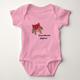 Body Para Bebê Saudação de Natal