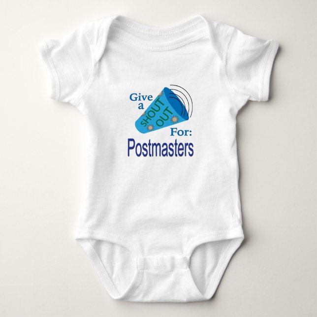 Body Para Bebê Saudação para os Postmasters (Frente)