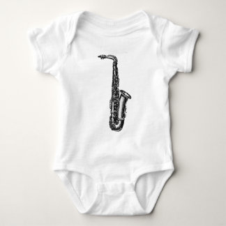 Body Para Bebê Saxofone do alto