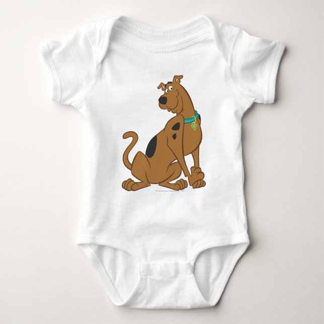 Body Para Bebê Scooby-Doo Bashful Pose (Frente)