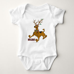 Body Para Bebê Scooby-Doo Christmas Holiday Antlers