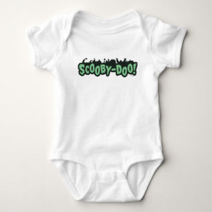 Body Para Bebê Scooby-Doo! Logotipo Silhouette Monster