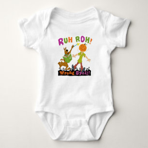 Body Para Bebê Scooby-Doo   Ruh Roh! Ortografia Errada!