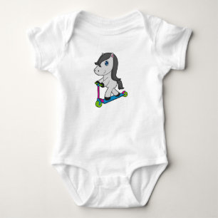 Body Para Bebê Scooter de Cavalo
