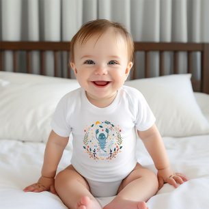 Body Para Bebê Scorpio Baby One Piece - Zodiac Forte e Espirituos