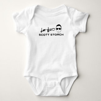 Body Para Bebê Scott Storch White Baby One Piece Baby Bodyfato