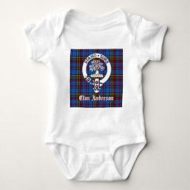 Body Para Bebê Scottish Clan Anderson Crest & Tartan