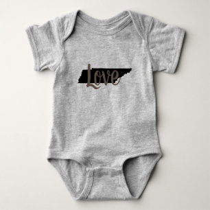 Body Para Bebê script chic TENNESSEE LOVE  