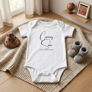 Body Para Bebê Script Personalizado (Anúncio de Gravidez) Em Brev