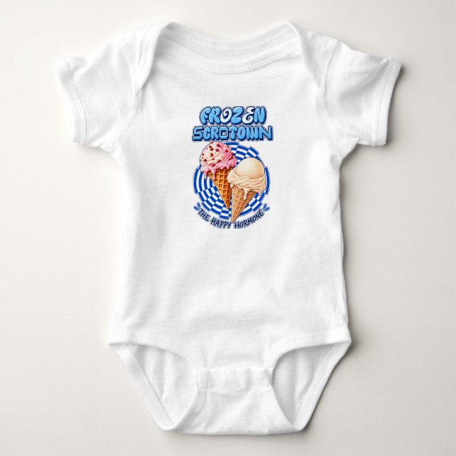 Body Para Bebê 🍦 Scrotown Congelada (Frente)