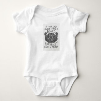 Body Para Bebê Se seu pai não tem uma barba Onsie