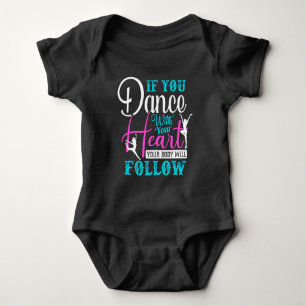 Body Para Bebê Se Você Dança Com Seu Coração