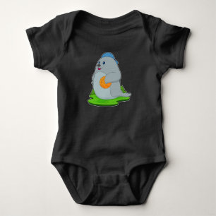 Body Para Bebê Seal Basbol