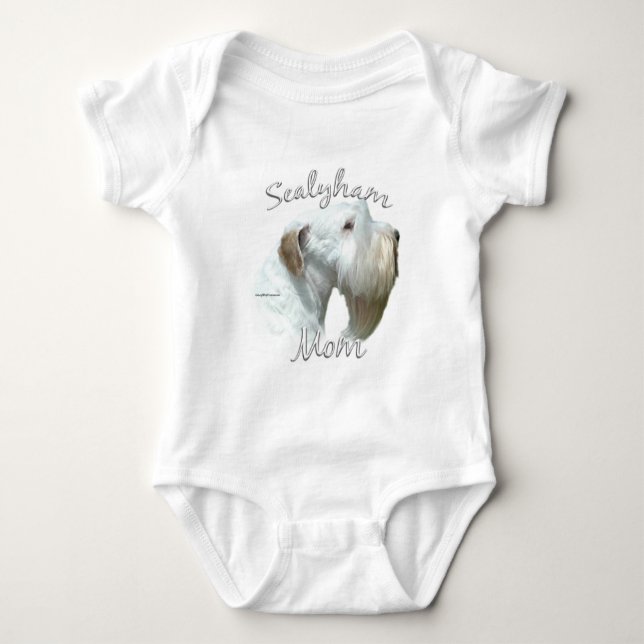 Body Para Bebê Sealyham Terrier Mãe 2 (Frente)