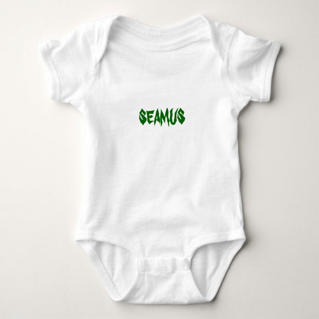 Body Para Bebê Seamus, roupa do bebê do bebê (Frente)