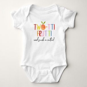 Body Para Bebê Segunda Fruta Frutti Cutie, 2° aniversário