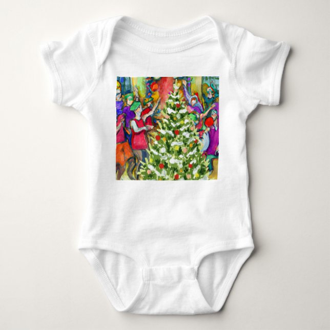 Body Para Bebê Segunda Noite (Frente)