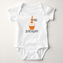 segundo aniversário Baby Bodydress