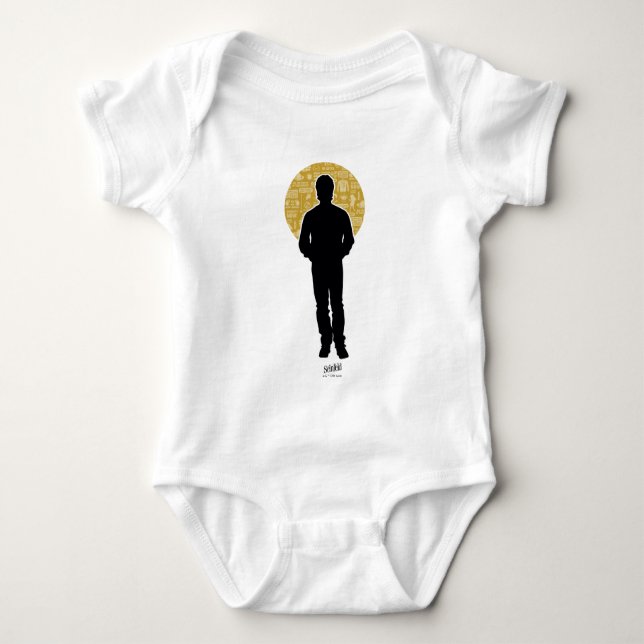 Body Para Bebê Seinfeld | Jerry Seinfeld Silhouette (Frente)