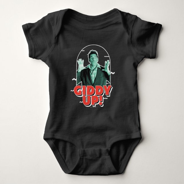 Body Para Bebê Seinfeld | Kramer - Giddy Up! (Frente)
