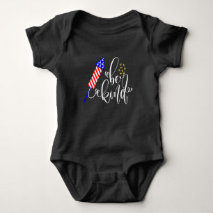 Body Para Bebê Seja Feliz 4 De Julho Dia Da Independência Estados