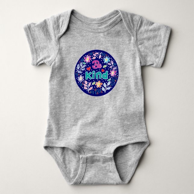 Body Para Bebê Seja Gentil (Frente)