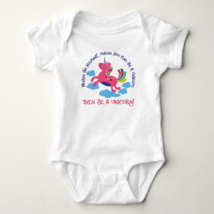 Body Para Bebê Seja um Bodysuit do jérsei do bebê do unicórnio