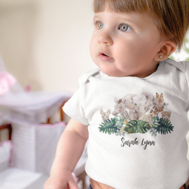 Body Para Bebê Selgle Babies Safari Animais Bebês Africanos (Criador carregado)