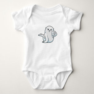 Body Para Bebê Selo com desaprovação