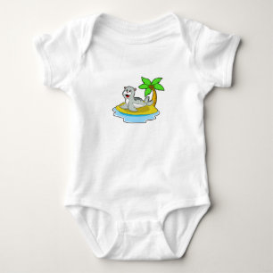 Body Para Bebê Selo na Ilha