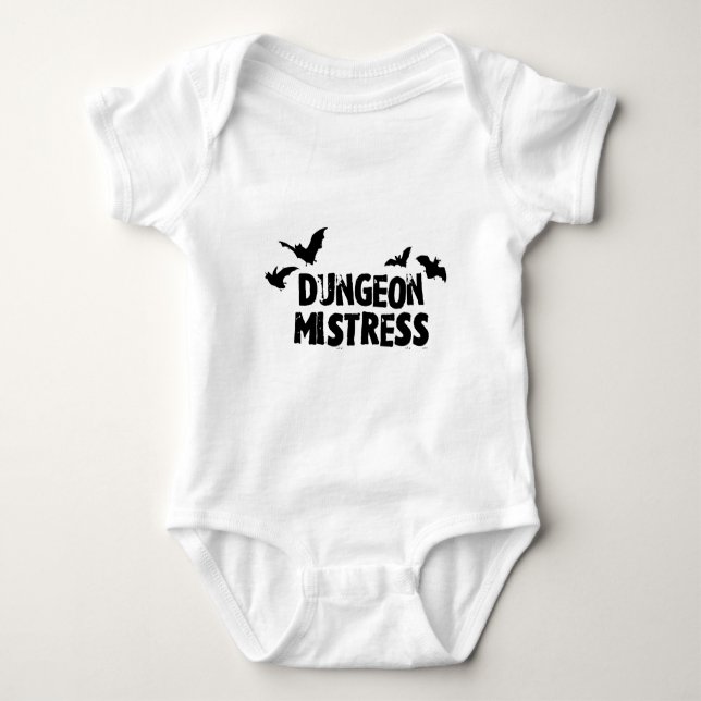 Body Para Bebê Senhora do Dungeon (Frente)