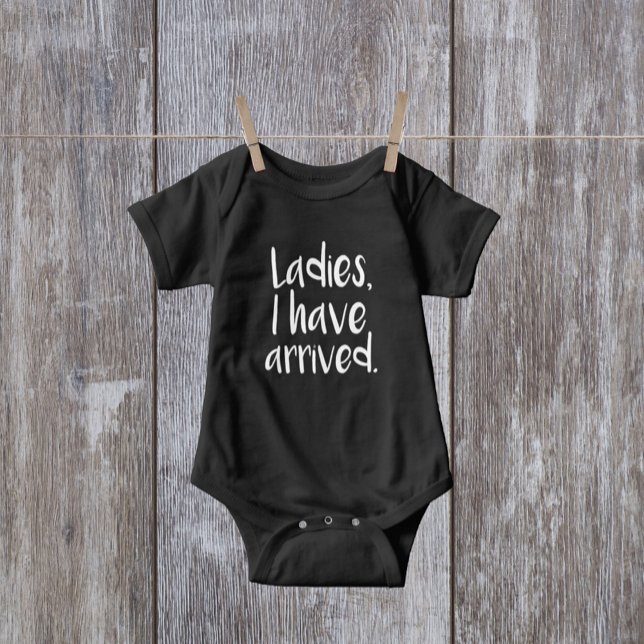 Body Para Bebê Senhoras, eu cheguei (Criador carregado)