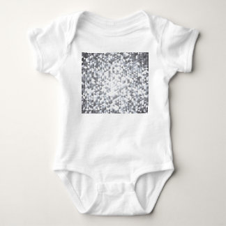 Body Para Bebê Sequências de Prata: Fundo Mosaico Brilhante