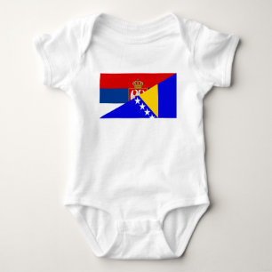 Body Para Bebê serbia bósnia Estado de bandeira da Bósnia-Herzego