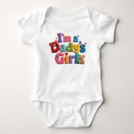 Body Para Bebê Serei uma Garota do Papai Cor