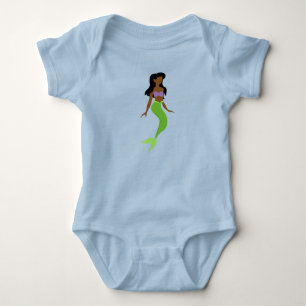 Body Para Bebê sereia africana