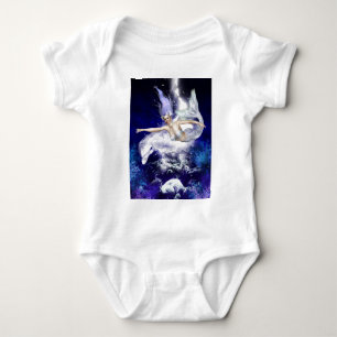 Body Para Bebê Sereia com Dolphin Baby T-Shirt