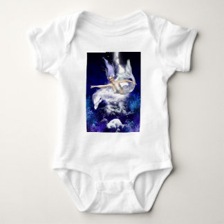 Body Para Bebê Sereia com Dolphin Baby T-Shirt