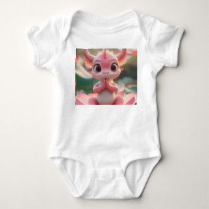 Body Para Bebê Serene Dragon no Lotus - Bebê-Roupa