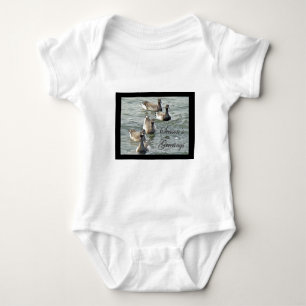 Body Para Bebê Série de Saudações da temporada de Brant Geese