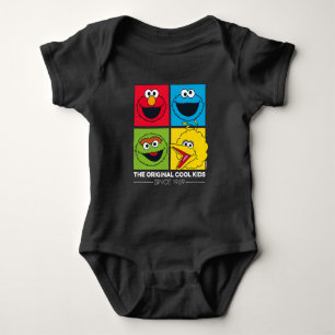 Body Para Bebê Sesame Street   As Crianças Legais Originais